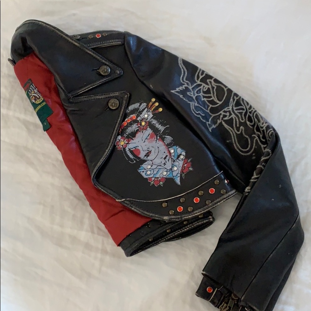 CROPPED MOTO JACKET